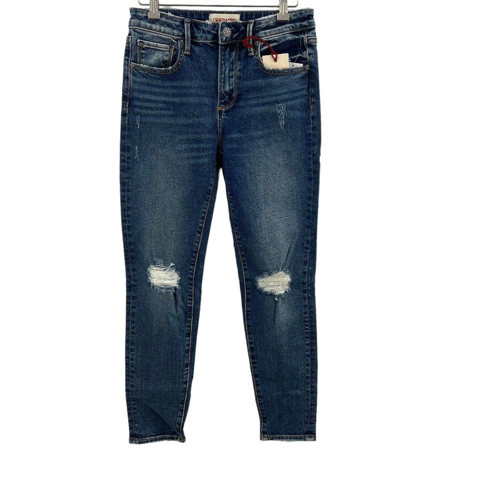 Driftwood Gizelle Jeans Distressed Womens 24‎ New